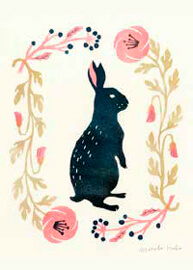 Inspiration of illustrated rabbit